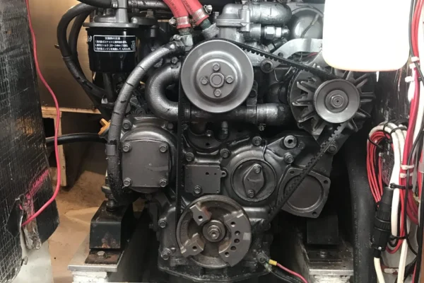 Typical Yanmar engine in sailboat